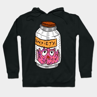 anxiety in a pot. monsters in your brain. Hoodie